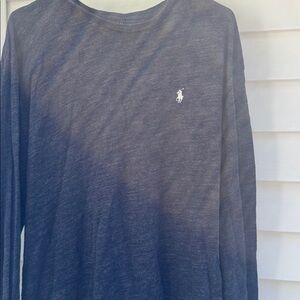 Polo by Ralph Lauren Heathered Blue Crewneck